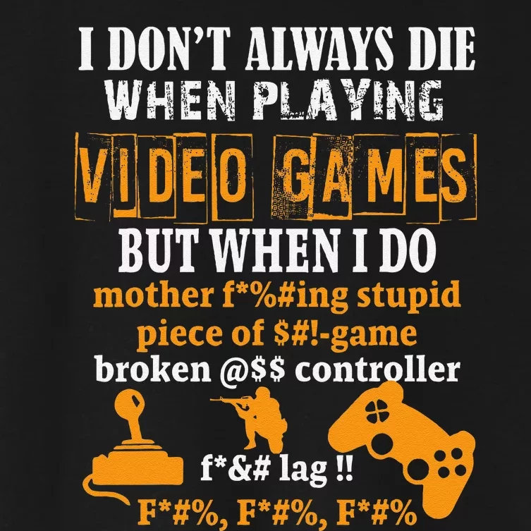 Video Games Funny Gamer For Console Gaming Fans Women's Crop Top Tee