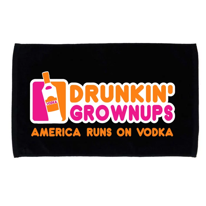 Vodka Gifts Funny Vodkas Drunkin Grownups Microfiber Hand Towel