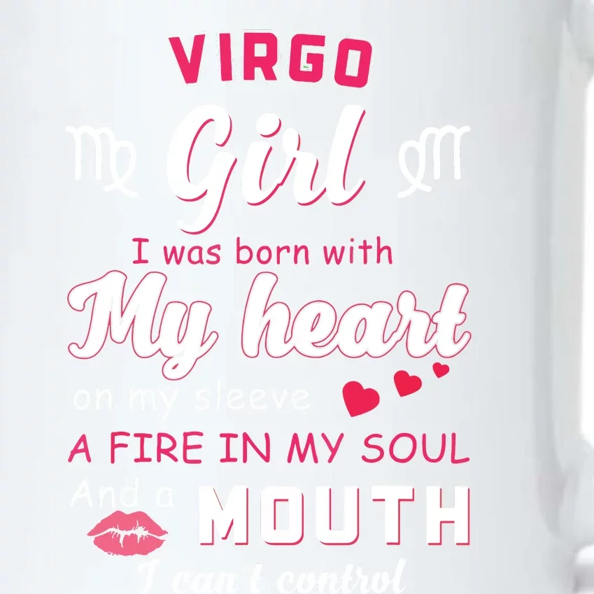 Virgo Girl Funny Quote With Zodiac Sign Birthday Gift Black Color Changing Mug