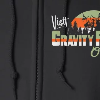 Visit Gravity Falls Home Of The Mystery Shack Full Zip Hoodie