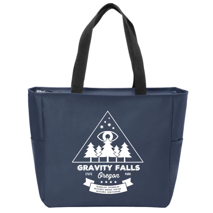 Visit Gravity Falls Zip Tote Bag