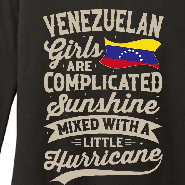 Venezuelan Girl Funny Venezuela Womens CVC Long Sleeve Shirt