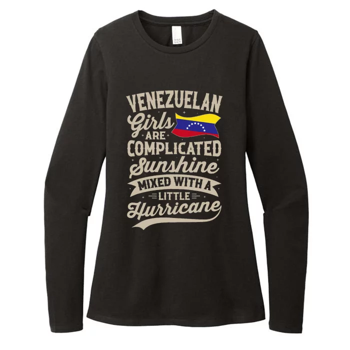 Venezuelan Girl Funny Venezuela Womens CVC Long Sleeve Shirt