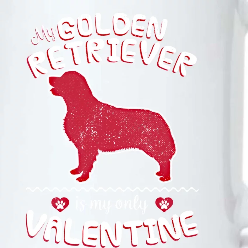 Valentine Gift For Golden Retriever Dad Or Mom Black Color Changing Mug