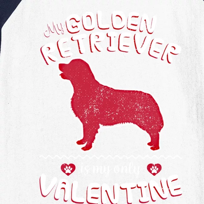 Valentine Gift For Golden Retriever Dad Or Mom Baseball Sleeve Shirt