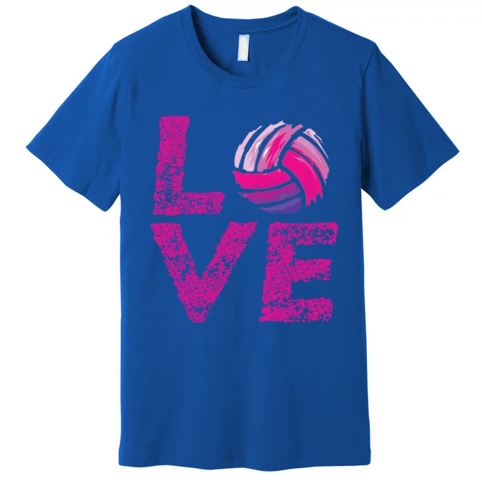 Volleyball Gift For Teen Love Volleyball Gift Premium T-Shirt