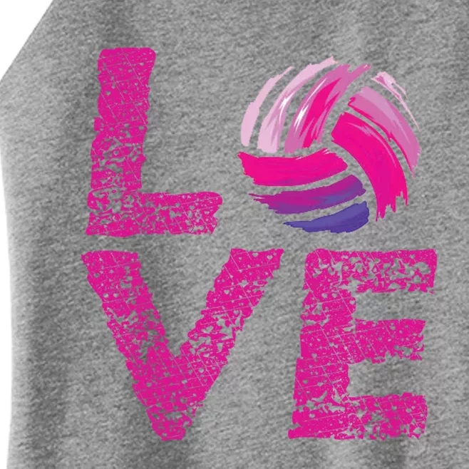 Volleyball Gift For Teen Love Volleyball Gift Women’s Perfect Tri Rocker Tank