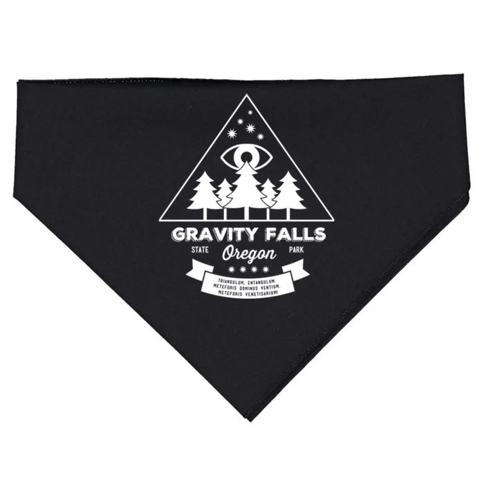 Visit Gravity Falls Oregon! USA-Made Doggie Bandana