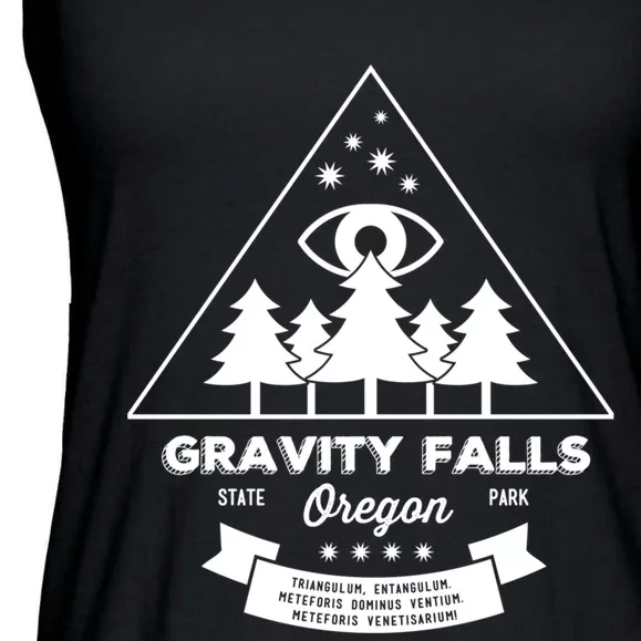 Visit Gravity Falls Oregon! Ladies Essential Flowy Tank