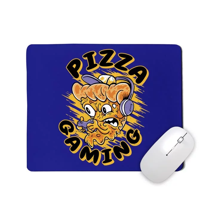 Video Gaming Funny Pizza Gamer Gift Mousepad