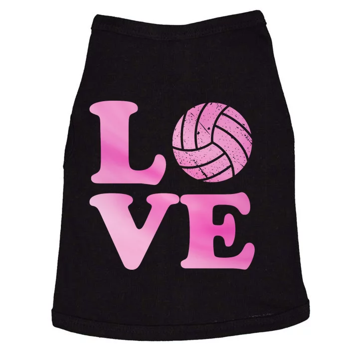 Volleyball Gift For Teen Women Love Volleyball Gift Doggie Tank