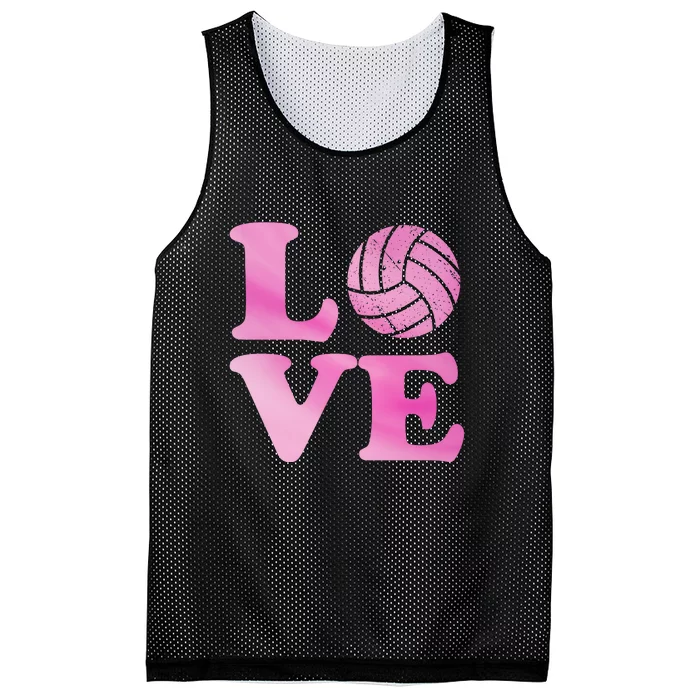 Volleyball Gift For Teen Women Love Volleyball Gift Mesh Reversible Basketball Jersey Tank