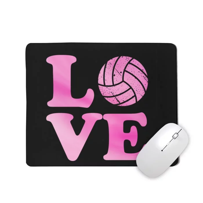 Volleyball Gift For Teen Women Love Volleyball Gift Mousepad