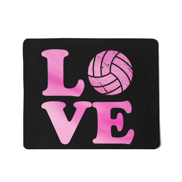 Volleyball Gift For Teen Women Love Volleyball Gift Mousepad