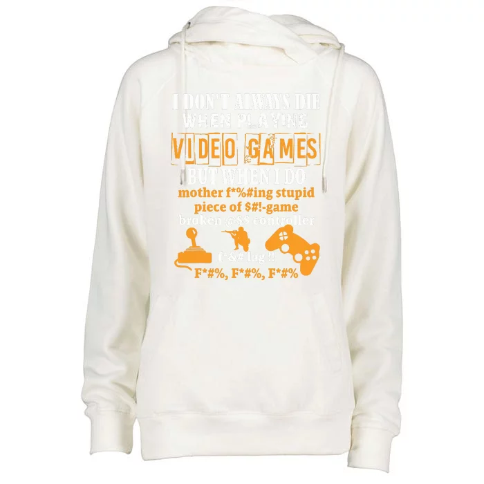 Video Games Funny Gamer For Console Gaming Fans T Womens Funnel Neck Pullover Hood