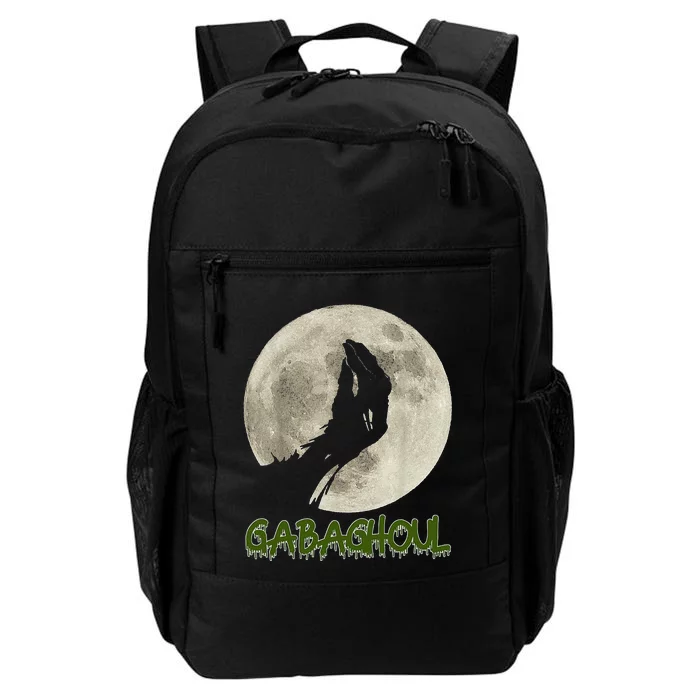 Vintage Gabaghoul Funny Hand Moon Halloween Daily Commute Backpack