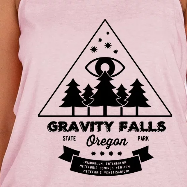 Visit Gravity Falls Women's Knotted Racerback Tank