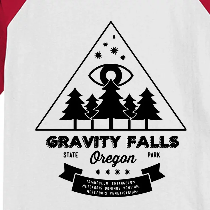 Visit Gravity Falls Kids Colorblock Raglan Jersey