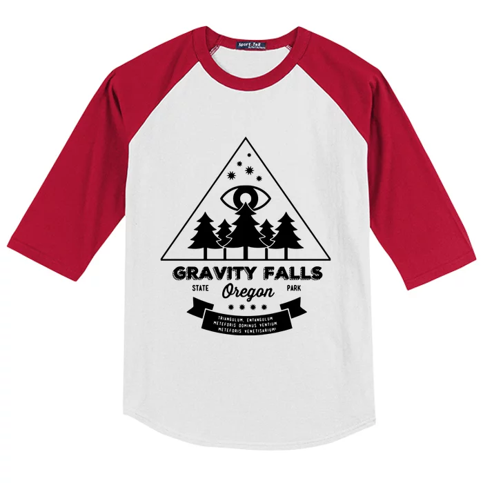 Visit Gravity Falls Kids Colorblock Raglan Jersey