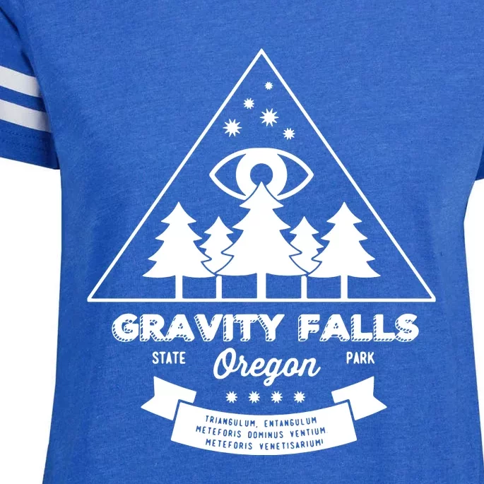 Visit Gravity Falls Enza Ladies Jersey Football T-Shirt