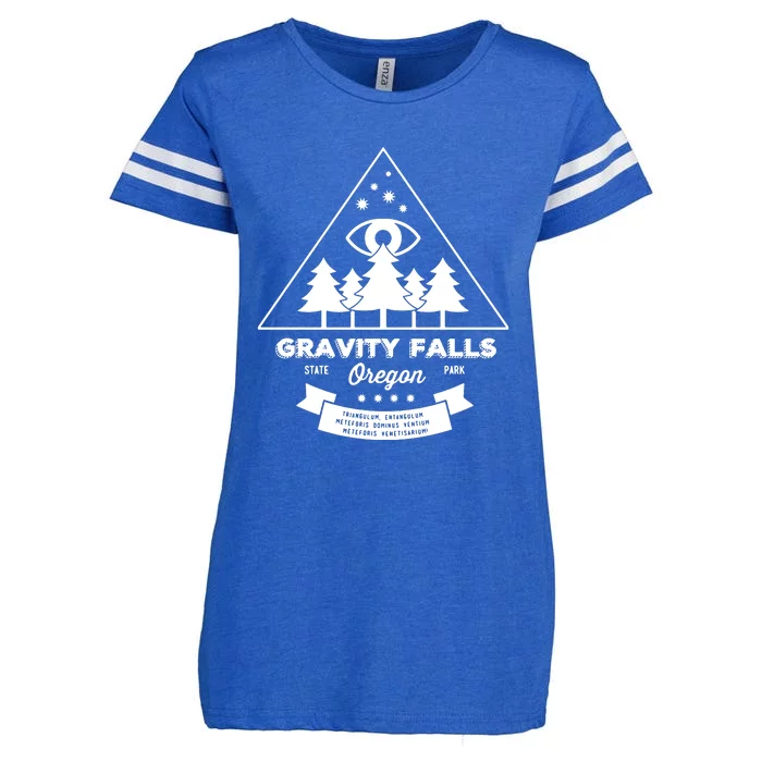 Visit Gravity Falls Enza Ladies Jersey Football T-Shirt