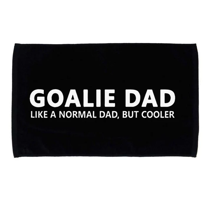 Vintage Goalie Father Ice Hockey Goalie Dad Microfiber Hand Towel