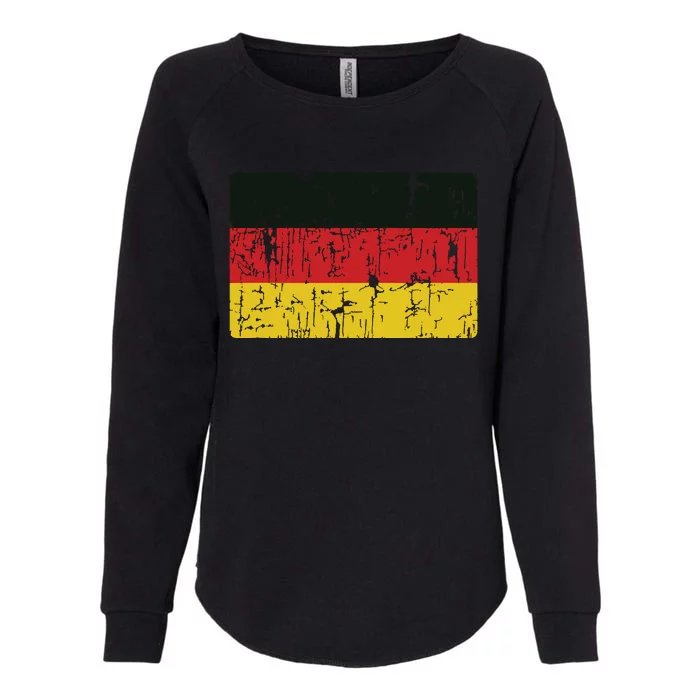 Vintage Germany Flag Gift Retro German Souvenir Womens California Wash Sweatshirt