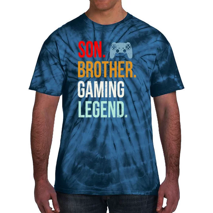 Vintage Gaming Gamer Brother Video Game Tie-Dye T-Shirt