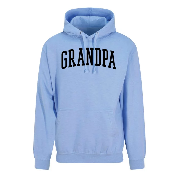 Varsity Grandpa Gift Unisex Surf Hoodie