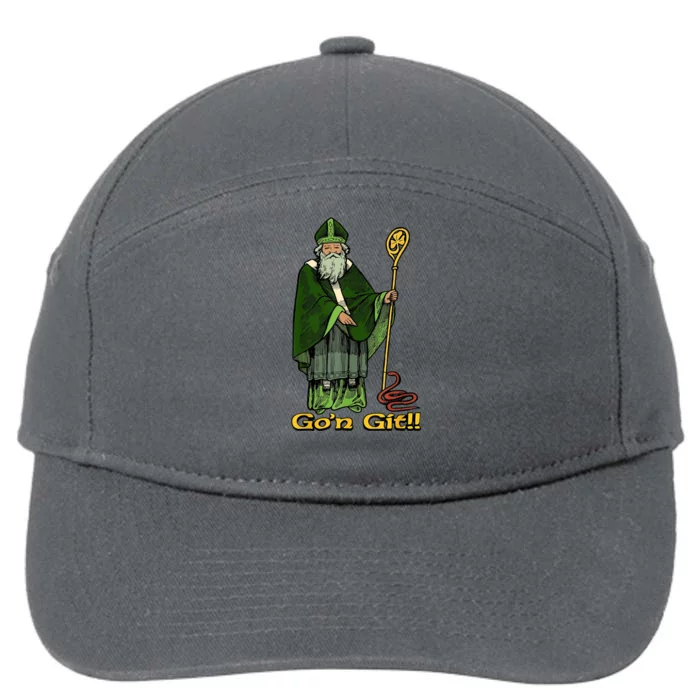 Vintage GoN Git Happy St Patricks Day Funny St Patrick 7-Panel Snapback Hat