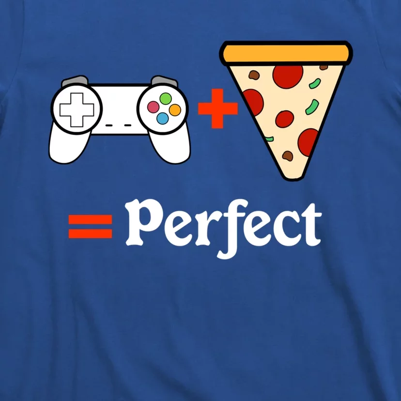 Video Games Gaming Controller Pizza Gamer Funny Gift T-Shirt