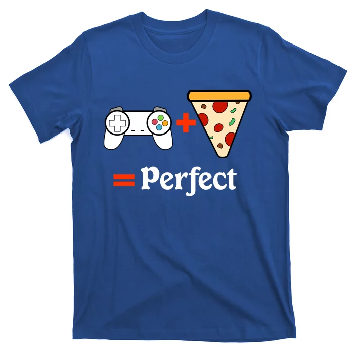 Video Games Gaming Controller Pizza Gamer Funny Gift T-Shirt