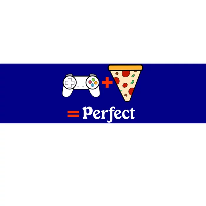 Video Games Gaming Controller Pizza Gamer Funny Gift Bumper Sticker