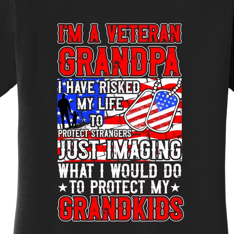 Veteran Grandpa Grandkids Women's T-Shirt