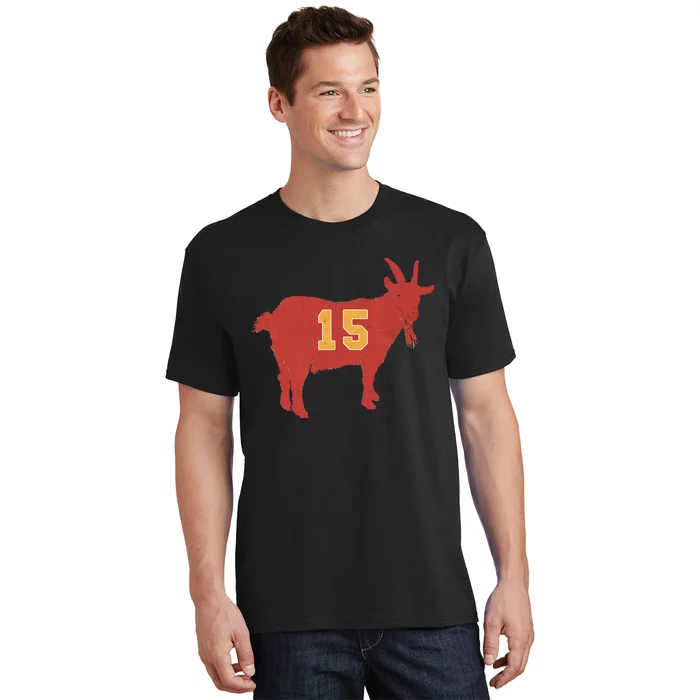 Vintage Grunge Goat 15 Red And Yellow T-Shirt