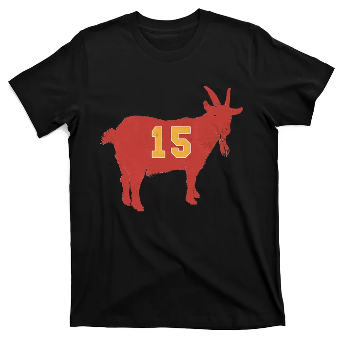 Vintage Grunge Goat 15 Red And Yellow T-Shirt