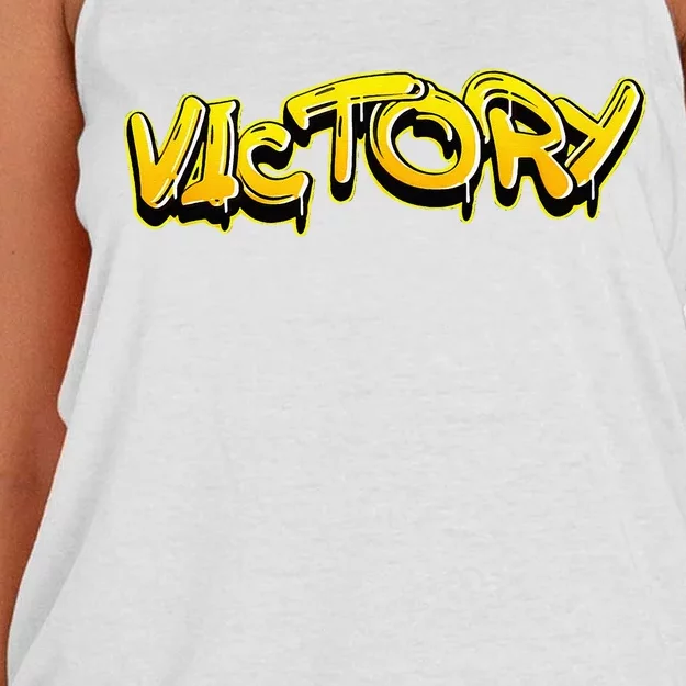 Victory Gymnastics Graffiti Women's Knotted Racerback Tank