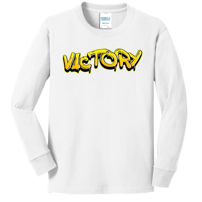 Victory Gymnastics Graffiti Kids Long Sleeve Shirt