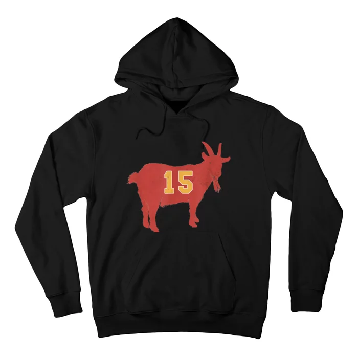 Vintage Grunge GOAT 15 Red And Gold Hoodie