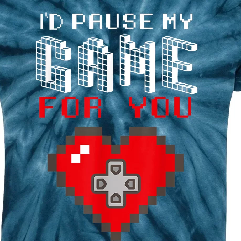 Video Game Gaming Valentines Day Gamer Gift For Boys Men Kids Tie-Dye T-Shirt