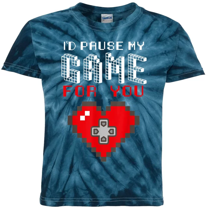 Video Game Gaming Valentines Day Gamer Gift For Boys Men Kids Tie-Dye T-Shirt