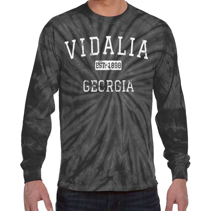 Vidalia Georgia GA Vintage Tie-Dye Long Sleeve Shirt