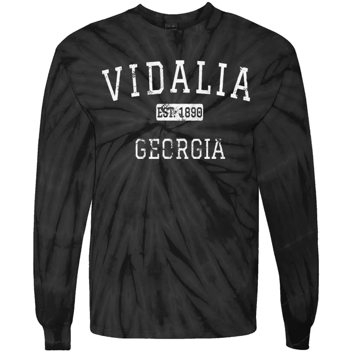 Vidalia Georgia GA Vintage Tie-Dye Long Sleeve Shirt