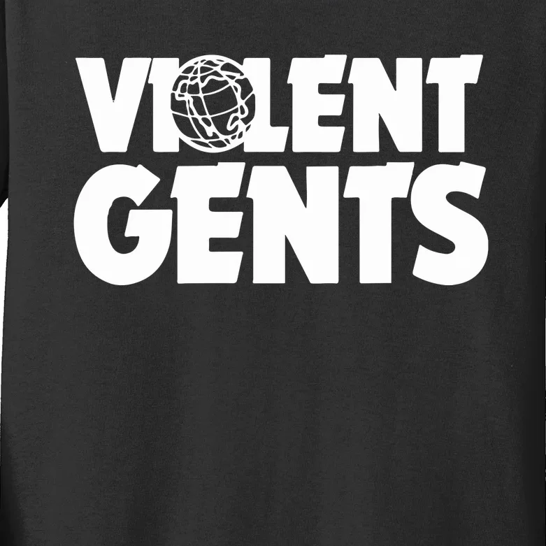 Violent Gentlemen Gents World Kids Long Sleeve Shirt