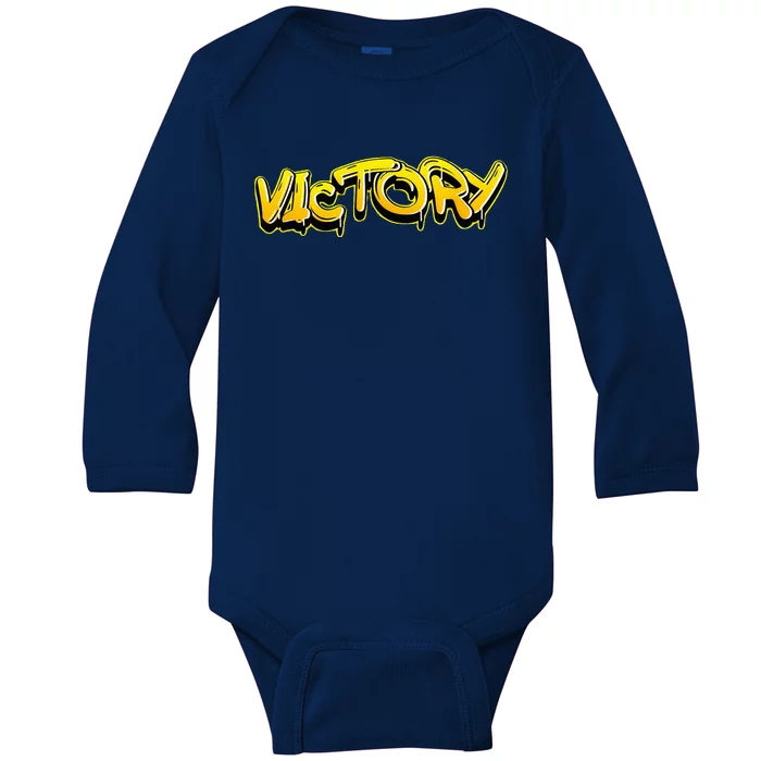 Victory Gymnastics Graffiti Baby Long Sleeve Bodysuit