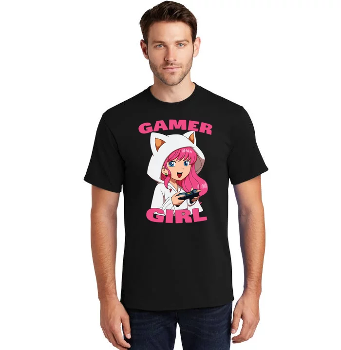 Video Games Gaming Gamer Girl Tall T-Shirt