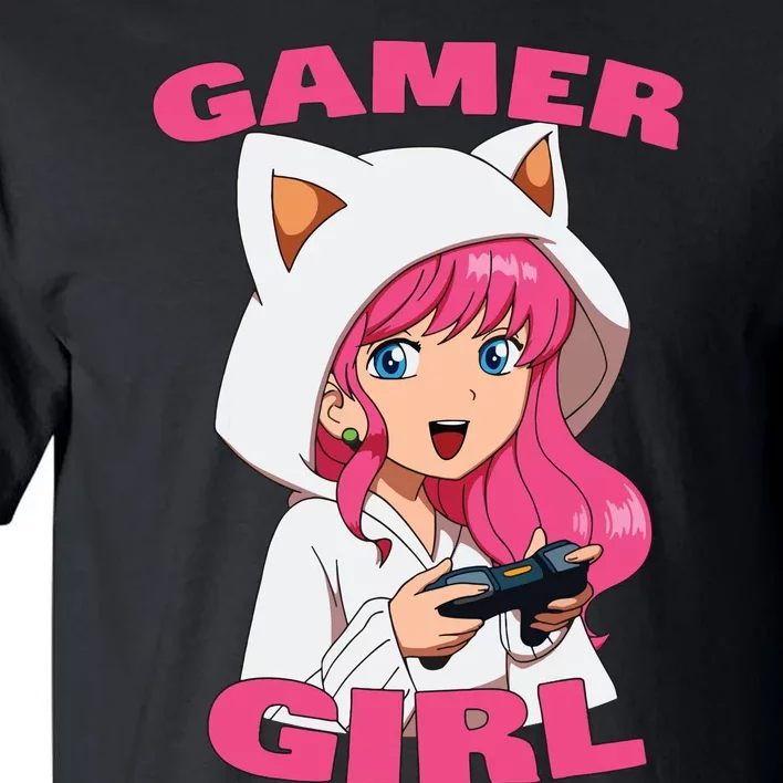 Video Games Gaming Gamer Girl Tall T-Shirt