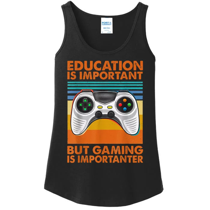 Vintage Gamer Gaming Gifts For Teenage Boys 8-12 Year Old Ladies Essential Tank