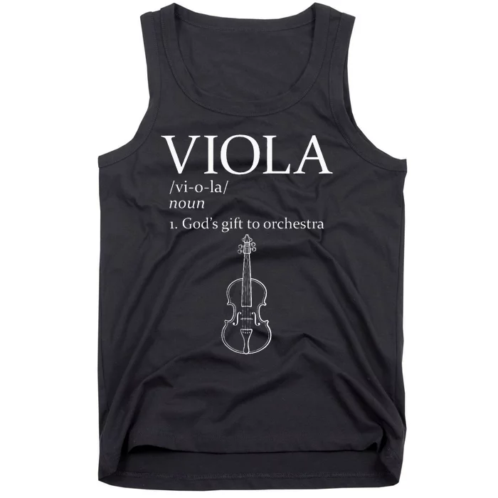 Viola GodS Gift For Orchestra Tank Top