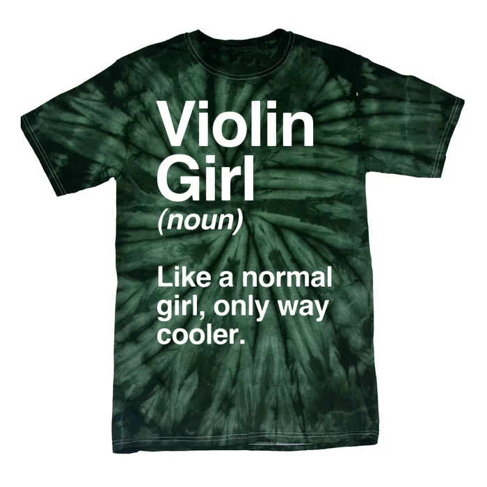 Violin Girl Gift Funny Violin Girl Definition Music Tie-Dye T-Shirt